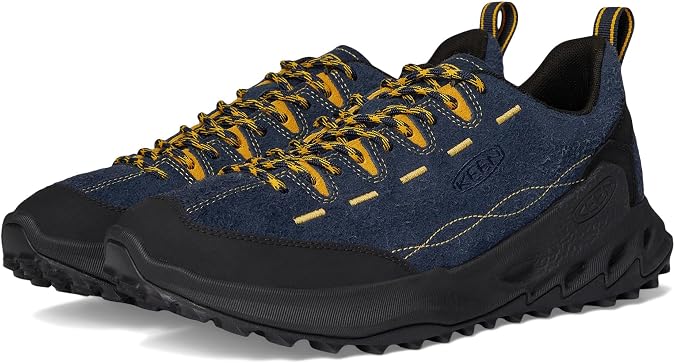 KEEN Men's Jasper Zionic Durable Tread Suede Climbing Approach Style Hiking Shoes