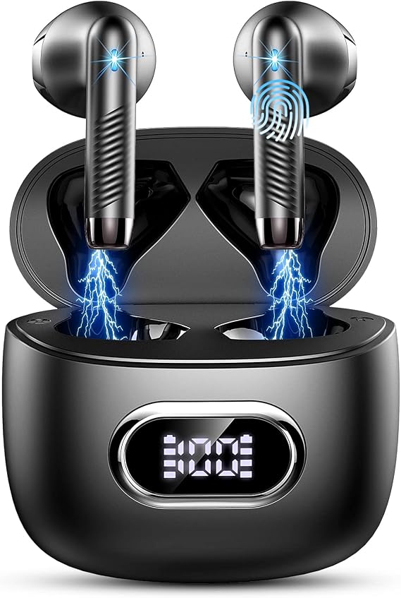 Language Translator Earbuds Real Time, AI Translation Earbuds Real Time with 164 Languages & 5 Modes, 3-in-1 Bluetooth 5.4 Translator Device, 42H Translatior Headphones Business, Learning Black