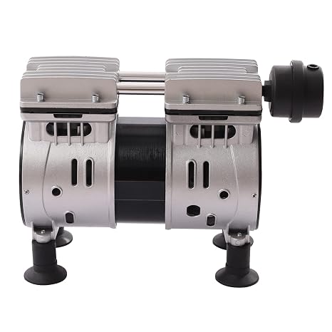LC-V550 Lab Diaphragm Vacuum Pump Oil Free Oilless Mute Pump, High Flow Vacuum Air Pump, 110V 550W Oil-Free Industrial Laboratory Vacuum Pump