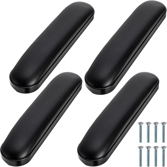 Covzoe 4 Pack Wheelchair Armrest Pads, 10-1/4" Long Wheelchair Arm Cushion | Replacement Transport Chair Arm Pad Part Fits for Most Standard Wheelchairs
