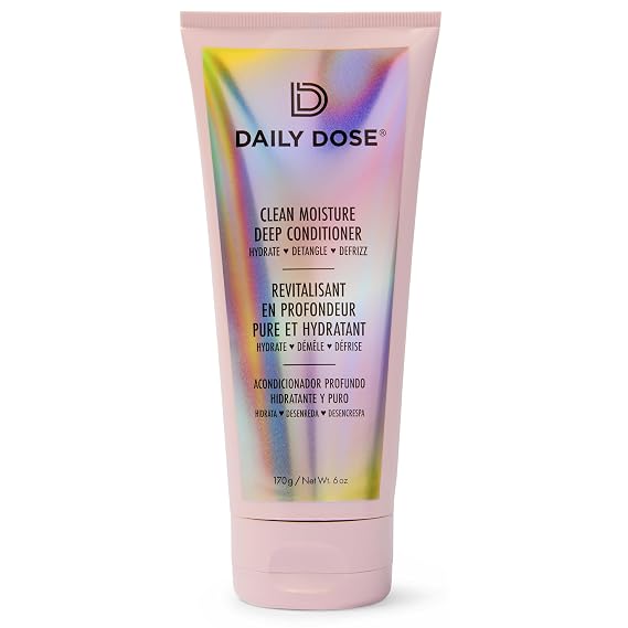 DAILY DOSE Award-Winning Deep Conditioner Hair Mask/Masque - Treatment for Dry, Damaged & Colored Treated Hair - Paraben Free, Phthalates Free, Vegan & Cruelty Free - for All Hair Types