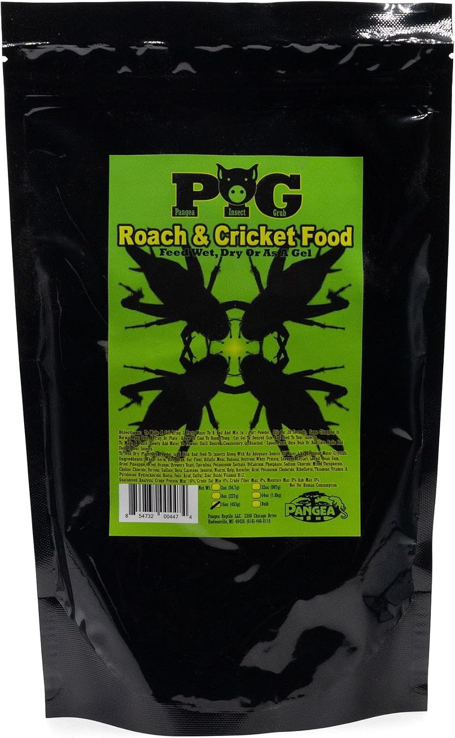 Pangea Roach & Cricket Food (8 oz) for Insects