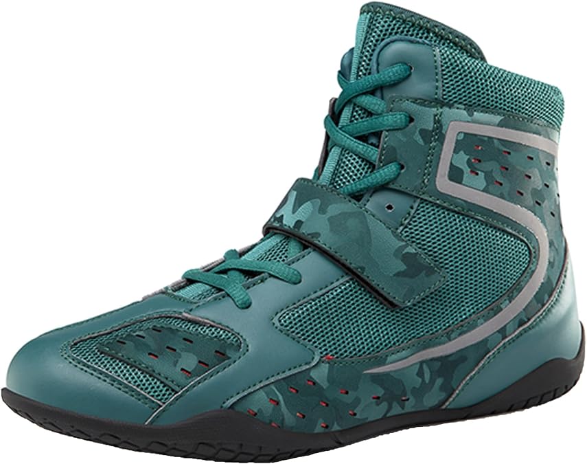 Men's Women's Boxing Boots, Wrestling Shoes Anti-Skid Fighting Competition Footwear Sports Casual Bodybuilding Shoes