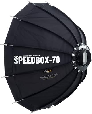 SMDV Diffuser SPEEDBOX-S70B - Professional 28-inch 70cm Rigid Portable Quick Folding Dodecagon Softbox - Legio Limited Edition