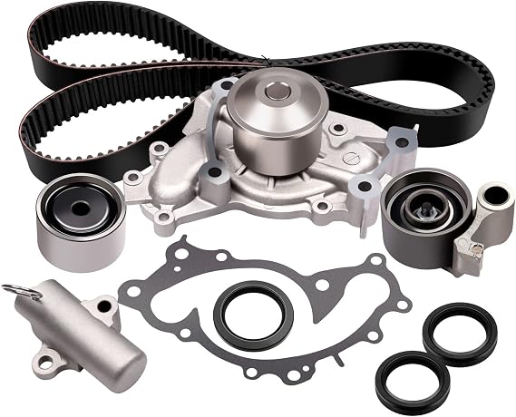 ECCPP Engine Timing Belt Kit with Water Pump Compatible for Lexus | 02-03 for Lexus ES300,04-06 for ES330,RX330,06-08 for RX400h,02-06 for Camry,01-10 for Highlander 13568-09080 V6 3.0L,3.3L