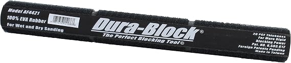 Dura-Block AF4421 Hook & Loop Black Round Sanding Block