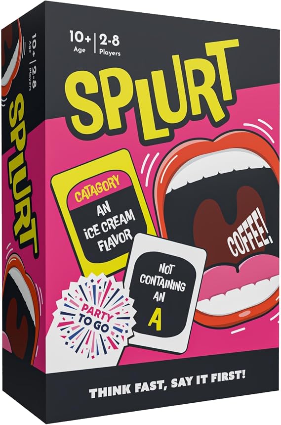 Gamewright - Party to Go - Splurt - Think Fast