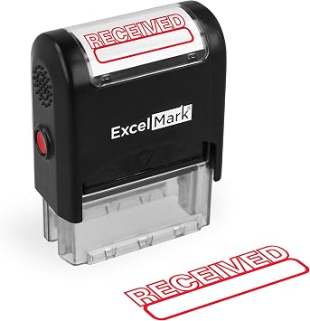 ExcelMark Received Self Inking Rubber Stamp