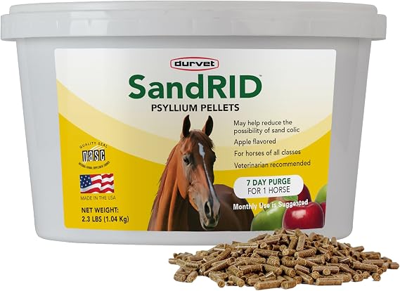 Durvet 699627 Sandrid Psyllium Pellets, 5 Lb, 5 Pound (Pack of 1)
