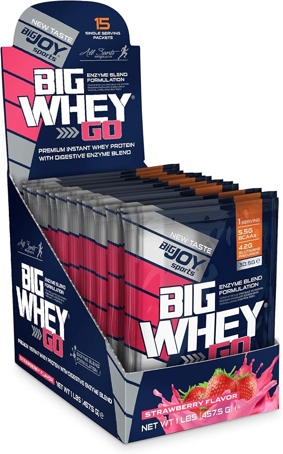 Bigjoy Sports Big Whey Go Çilek 15 Servis (457.5g)