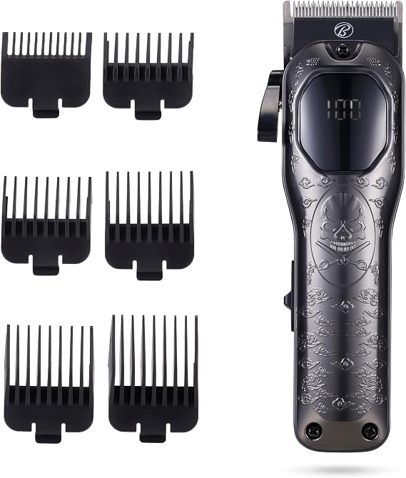 Bally - Cordless Hair and Beard Trimmer Kit with Guide Combs and Case