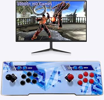 WYGAMING20000+ Games in 1 Pandora E-Sports Box Pro Arcade Games Console for Home,,Plug and Play HDMI Video Games Machine,4 Players,Search/Save/Hide/ Pause Games