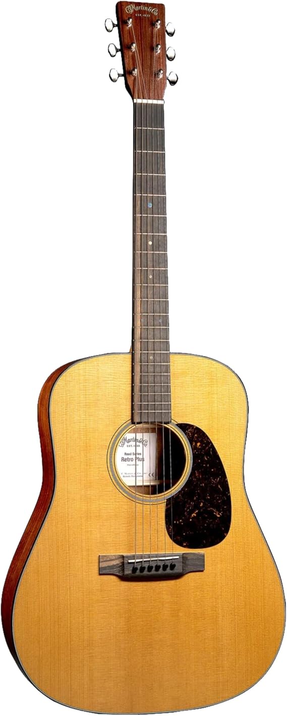 Martin DE Retro Plus Mahogany Road Series Acoustic-electric Guitar - Natural Aging Toner