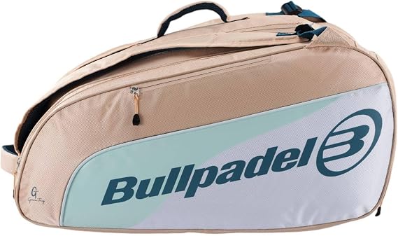 BULLPADEL Padel Racket Bag BPP-25019 Elite | Medium - Capacity Padel Bag for 4 Rackets | Thermo Compartments, Ventilated Shoe Storage - Design by Gemma Triay | Durable & Stylish Construction