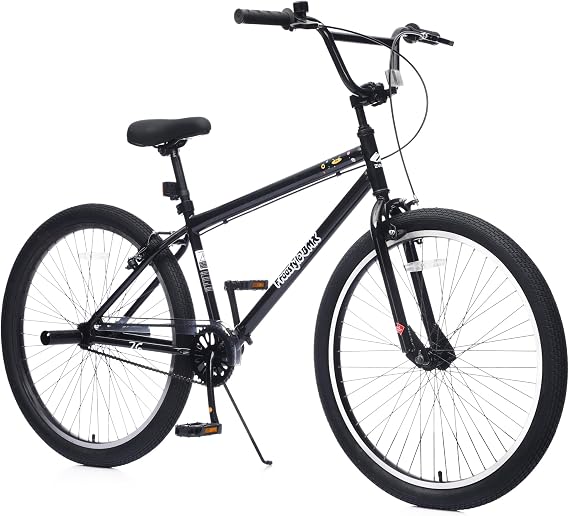 Freestyle Teen Bike Double Disc Brakes 26 inch BMX Bike High-Aluminum/Carbon Steel Frame, for for Teen Bike and Adult Bikes, with 2 Pegs, Bicycles for Men and Women, Multiple Colors