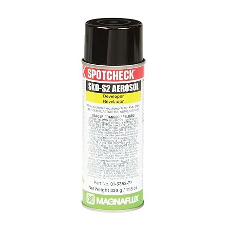 Magnaflux 01-5352-77 Spotcheck SKD-S2 Solvent Developer, 11.6 oz. (Pack of 12)