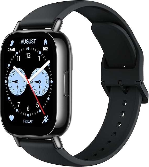 XIAOMI Redmi Watch 5 Lite Global 1.96" Amoled Up to 18 Days Battery GNSS Dual Mic 150+ Workout Modes 5ATM Water Resistance Heart Rate Sensor (Black)