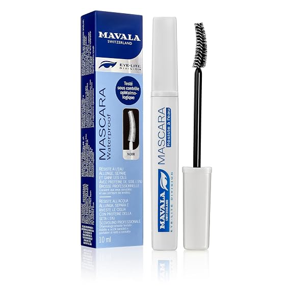Mavala Mascara Waterproof, Black, 0.32 Ounce