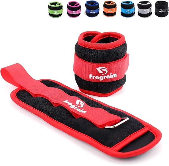 Ankle Weights for Women and Men - 1/2/3/4/6/8/10/12/15/20 LB Pair Options
