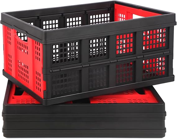 55L Collapsible Storage Bins with Handle 3 Packs,