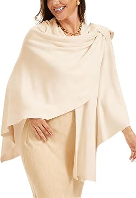 Moss Rose Womens Large Cross Front Poncho Sweater Wrap Topper Knitted Elegant Shawls Cape for Fall Winter