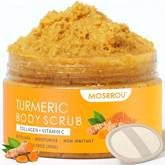 Turmeric Body Scrub Vitamin C Exfoliating Body Scrub Dead Skin Remover