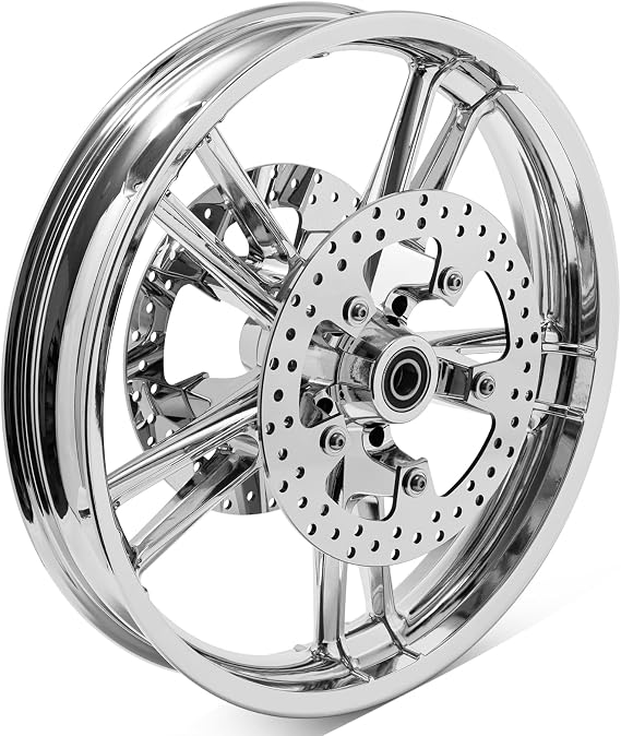 TOFR 21" Enforcer Front Wheel/W Dual 11.8" Rotors for Harley Touring 08-23