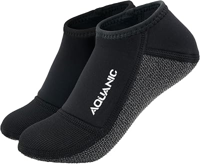 nitescuba 3MM Neoprene Diving Socks Sand Proof Anti-Slip Fin Socks for Scuba Snorkeling Surfing Kayaking Beach Volleyball