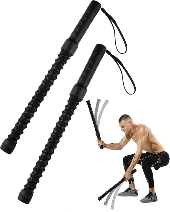 Ropeless Battle Ropes, Cordless Battle Ropes Workout, Exercise Lightweight Device HIIT, Portable Training Flow Rope Men, Cardio Trainer for Home Gym