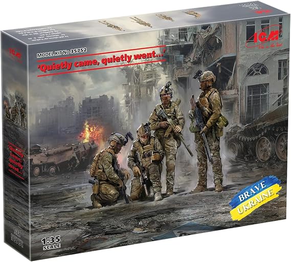 ICM 35752 - "Quietly Came, Quietly Went..., Special Operations Forces of Ukraine (4 Figures) (100% New molds) - Scale 1:35