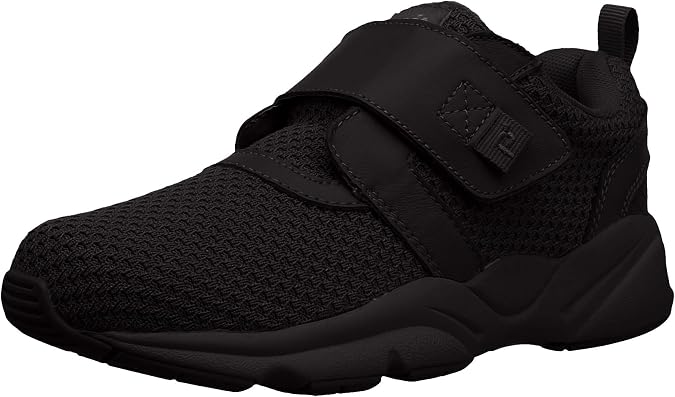 Propet Womens Stability Strap Walking Walking Sneakers Shoes - Black
