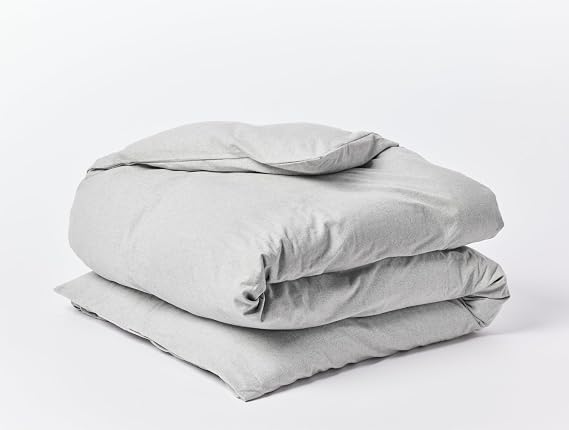 Coyuchi Cloud Brushed Organic Flannel Duvet Cover