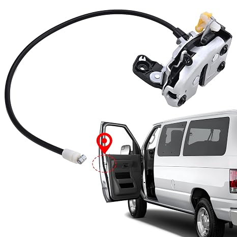 Yinlowa Driver Side Door Latch for Ford E150 E250 E350 E450, 6C2Z1521813A