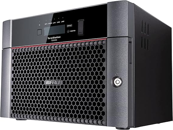 BUFFALO TeraStation 5820DN 8-Bay Business Desktop NAS 64TB (8x8TB) with Hard Drives Included RAID iSCSI Network Storage File Server