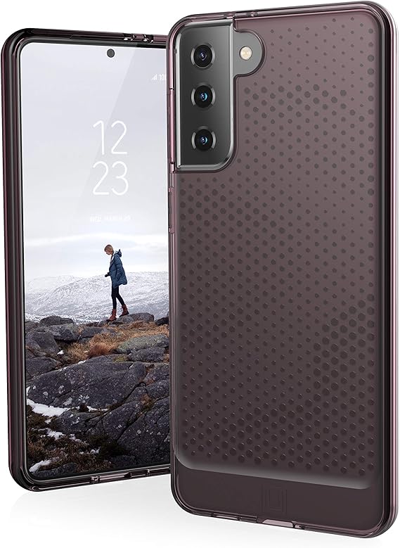 URBAN ARMOR GEAR [U] by UAG Designed for Samsung Galaxy S21 Plus 5G Case [6.7-inch Screen] Lucent Slim Fit Lightweight Stylish Transparent Impact Resistant Protective Phone Cover, Dusty Rose