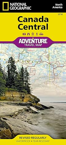 Canada Central Map (National Geographic Adventure Map, 3114)