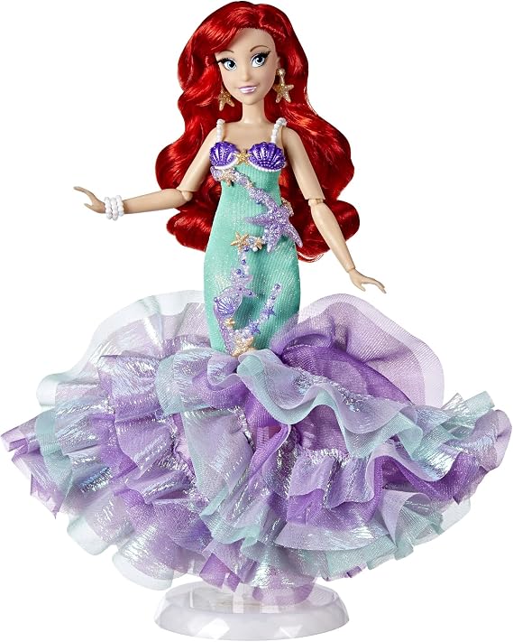 Disney Princess Style Series Ariel Fashion Doll, Deluxe Collector Doll with Accessories, The Little Mermaid Toy for Kids Ages 6 and Up