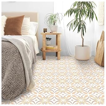 MORCART Peel and Stick Floor Tile - 20 PCS, 11.8" x 11.8" Vinyl Flooring - Waterproof Self-Adhesive Tile Sticker for Bathroom, Kitchen, Dining Room, Bedrooms - Cover 19.4 Sq. Ft, Black & White Marble
