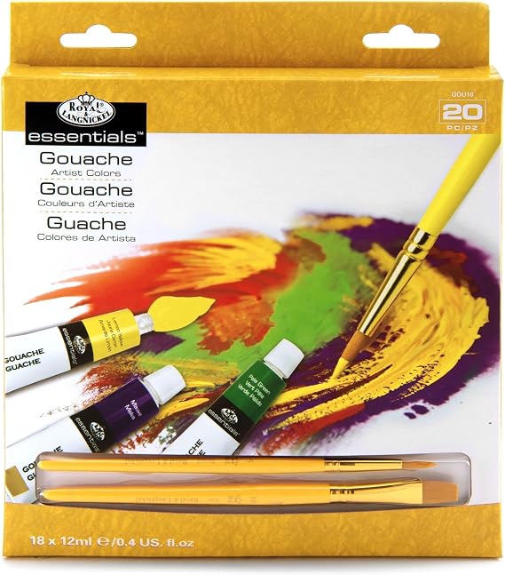 Royal & Langnickel Gouache Paint, 18-Piece