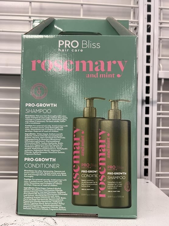 2 bottles shampoo and conditioner