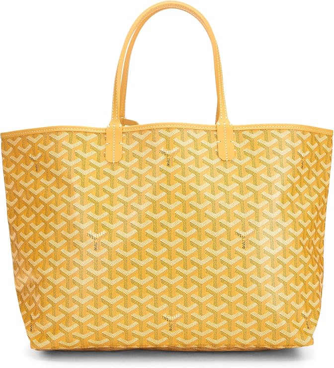 Pre-loved Yellow Goyardine Canvas Saint-Louis PM, Yellow