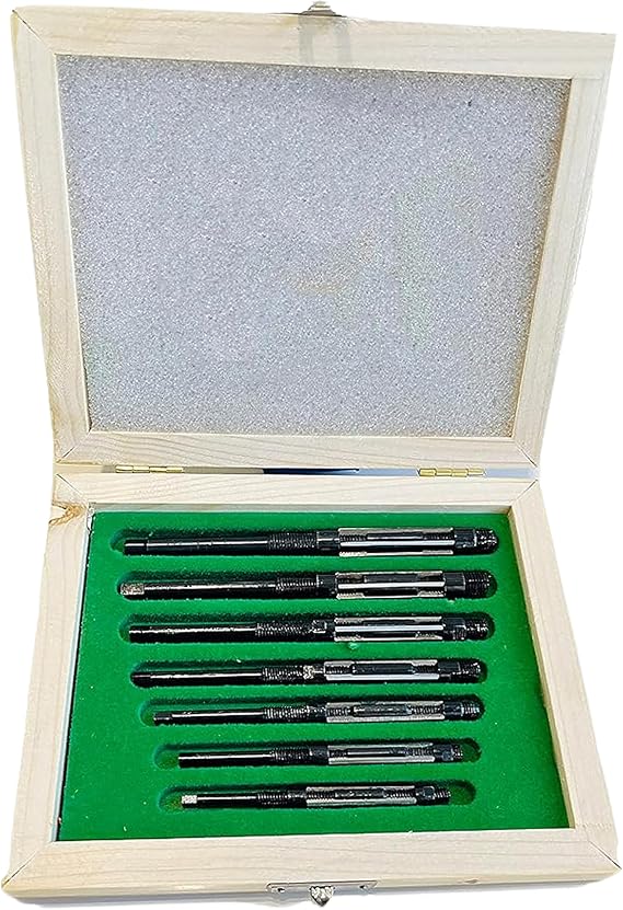 7 Pieces set of Adjustable Hand Reamer HV to H3 (1/4" to 15/32" inches) with storage box  