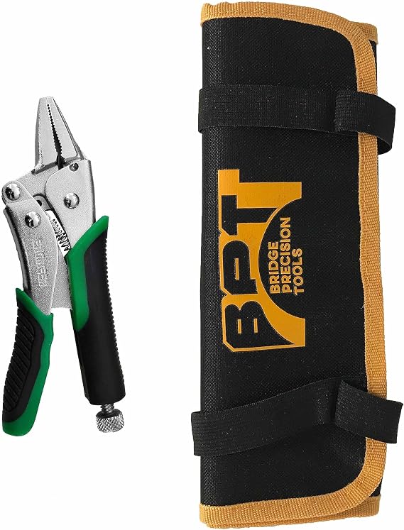 ENGINEER PZ-66 Locking Pliers & BPT-PCH Tool Pouch Bundle
