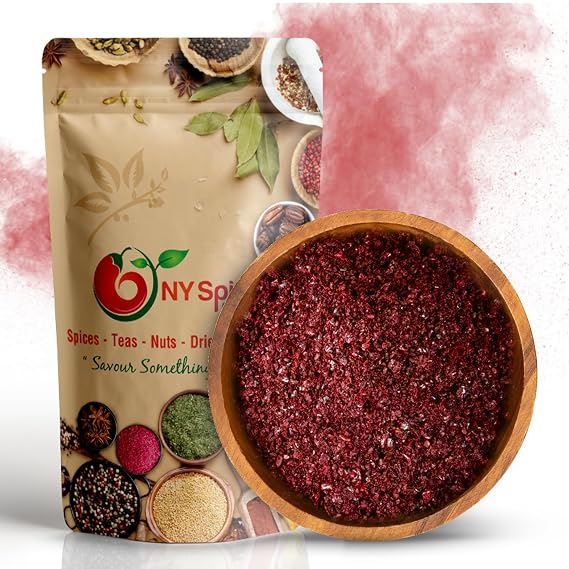 NY SPICE SHOP Sumac Spice Powder Turkish Seasoning - Ground Sumac Berries Ground - Tangy & Citrusy Middle Eastern Spices - Traditional Purple Seasonings for Cooking 3 Pound