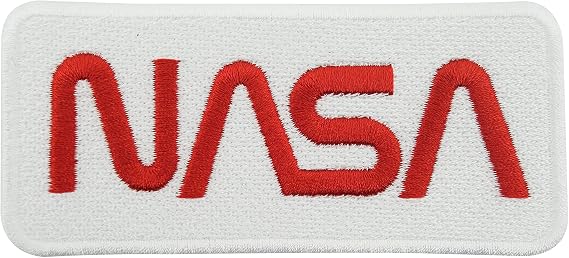 White Iron-on NASA Patch | Astronaut Iron on Patches, Space Embroidery Patch, Planets ironable Patch, Outer Space Badges Finally Home