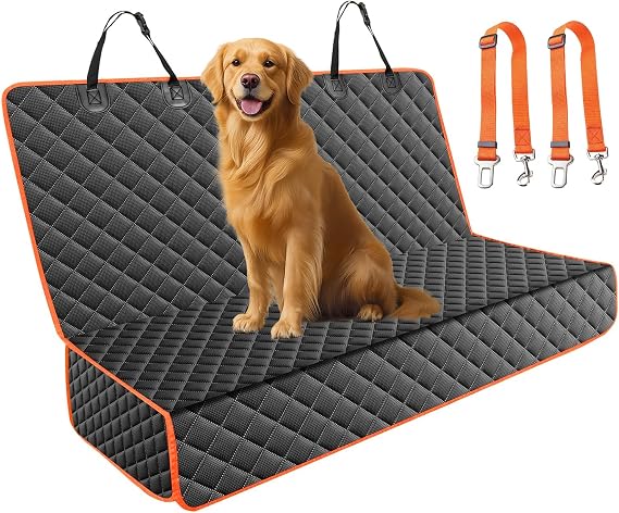 Waterproof Dog Car Seat Cover, Scratch Proof Backseat Protector