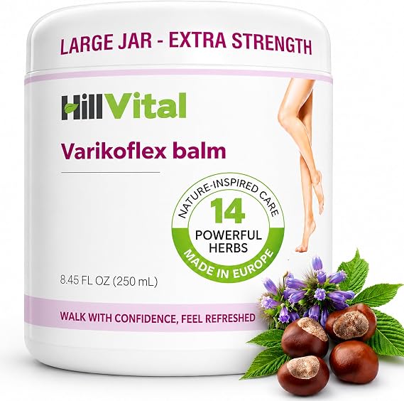 Horse Chestnut Cream for Legs that Feel Tired & Heavy Horse Chestnut at the Heart of a 14-Herb Formula Cooling & Fast-Absorbing 250 ml / 8.45 fl oz