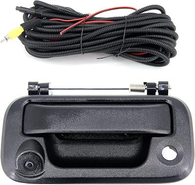 Rear View Backup Tailgate Handle and Reverse Parking Camera Compatible with Ford F150 2005-2014 F250 F350 F450 F550 2008-2016