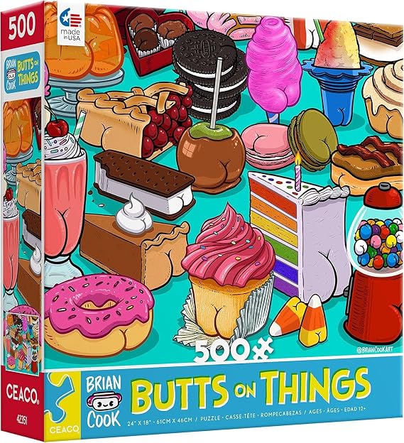 Ceaco - Sweet Cheeks - 500 Piece Jigsaw Puzzle for Adults