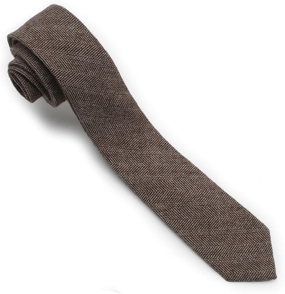 Ruth&Boaz Men's Wool Blend Skinny Necktie Tie